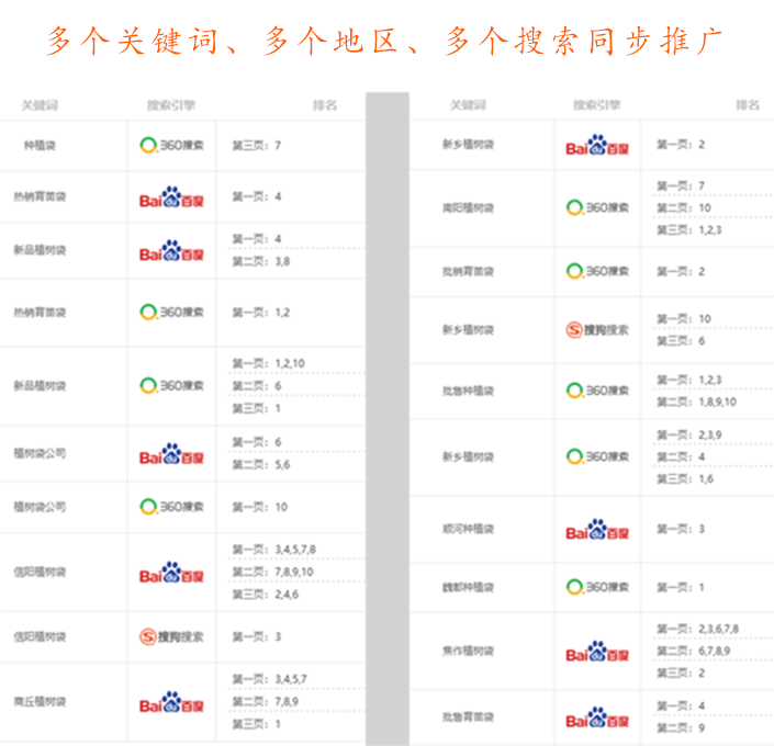 3万多(duō)个关键词8大搜索同步推广 3万多(duō)个关键词8大搜索同步推广